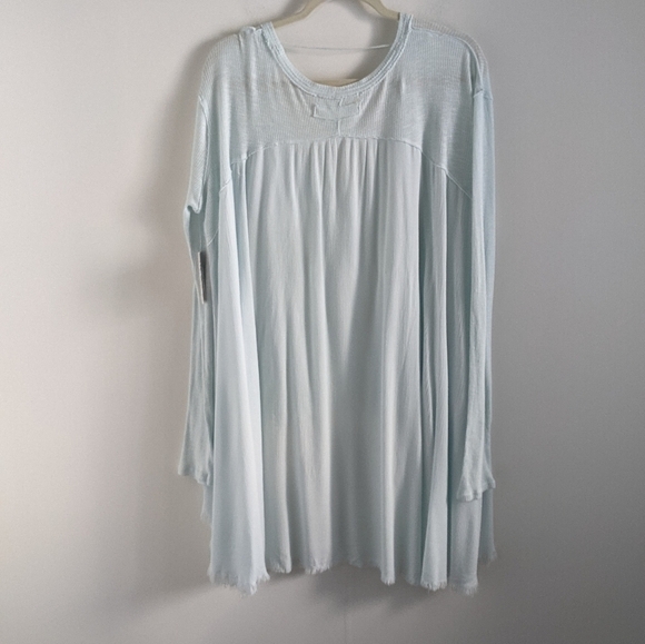 NWT We The Free Bleached Blue TT Special Tee Shirt Tunic L - Picture 6 of 16